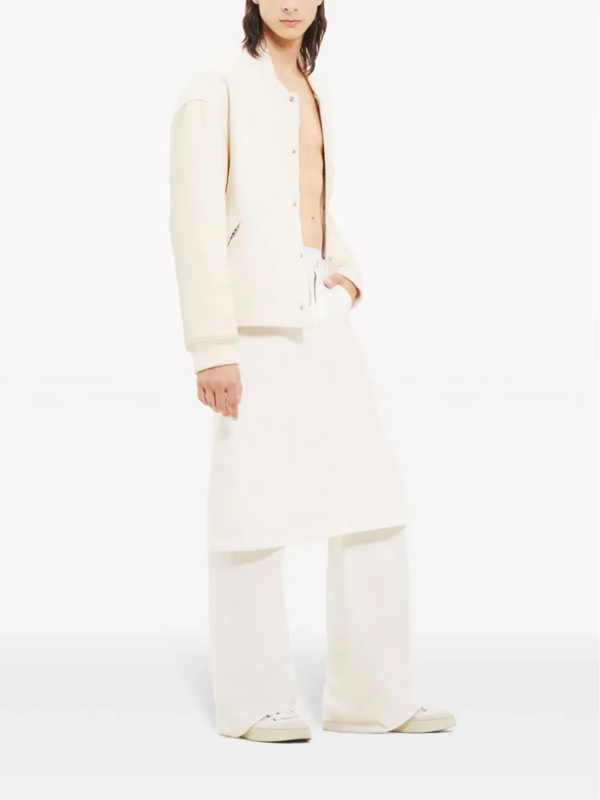 Courrèges ウールボンバー ジャケット - 画像3