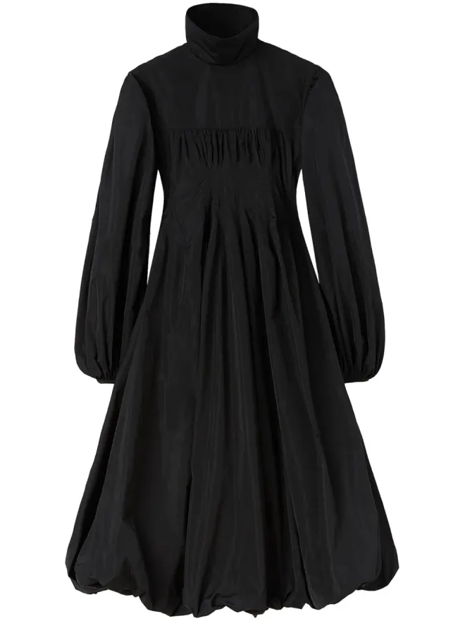 Jil Sander Jil Sander カーフ丈の長袖ドレス - ブラックの商品画像