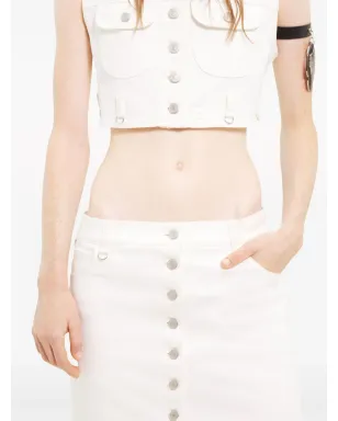Courrèges ローライズデニムミディスカート - サムネイル5