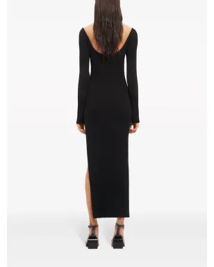 Courrèges オフショルダー ジャージードレス - サムネイル4