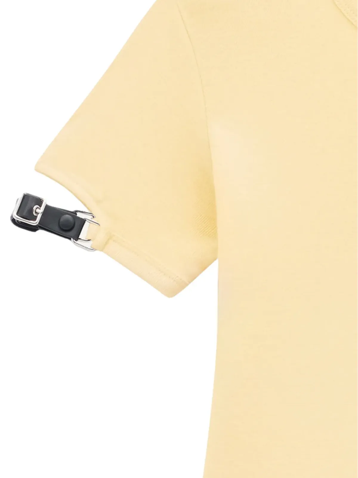 Courrèges バックルディテール Tシャツ - イエロー - 画像2