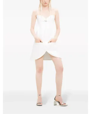 Courrèges Ellipse crinkled mini dress - サムネイル2