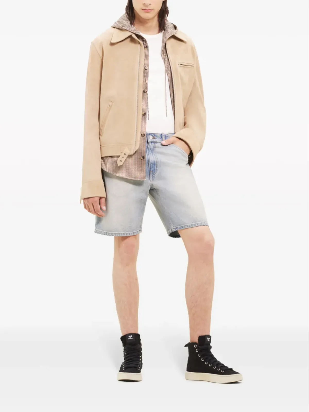 Courrèges セーラー デニムショーツ - 画像2