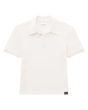Courrèges ACロゴアップリケ メッシュ ポロシャツ - サムネイル1