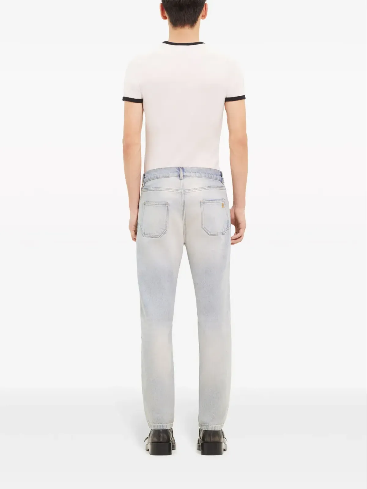 Courrèges テーパードデニムジーンズ - 画像4