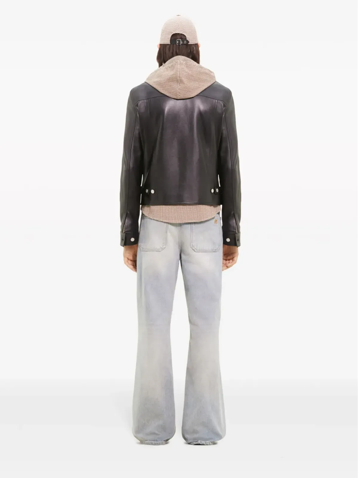 Courrèges トラッカーレザージャケット - 画像4
