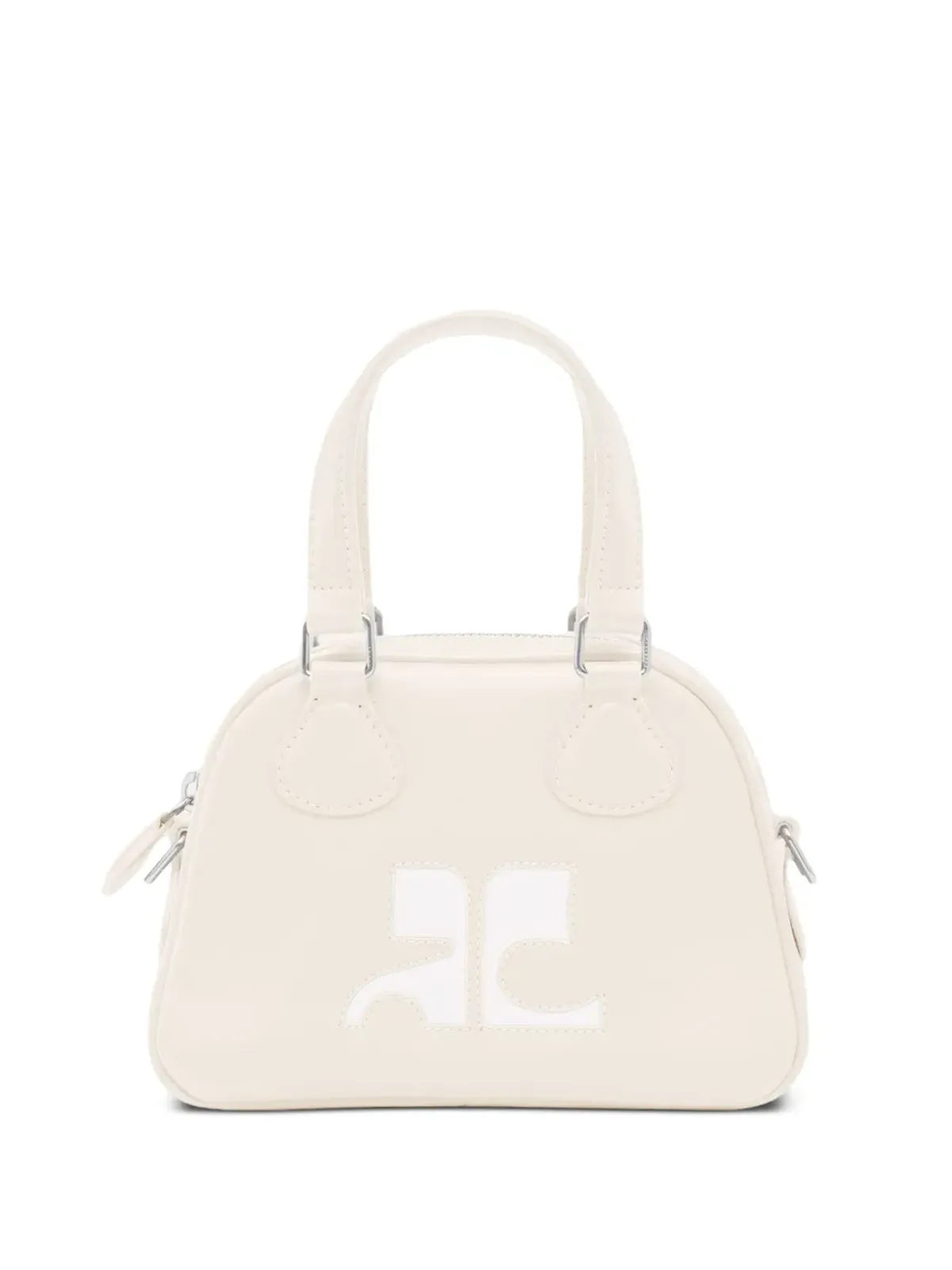 Courrèges レザーボウリングバッグ - 画像1