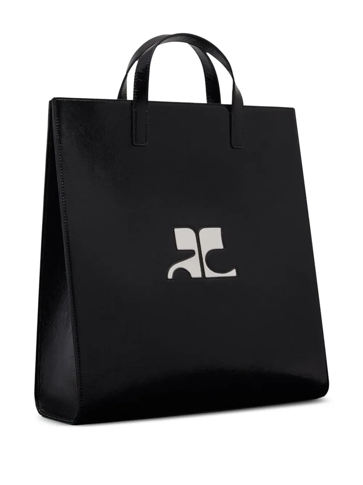 Courrèges ヘリテージ レザー トートバッグ - 画像3