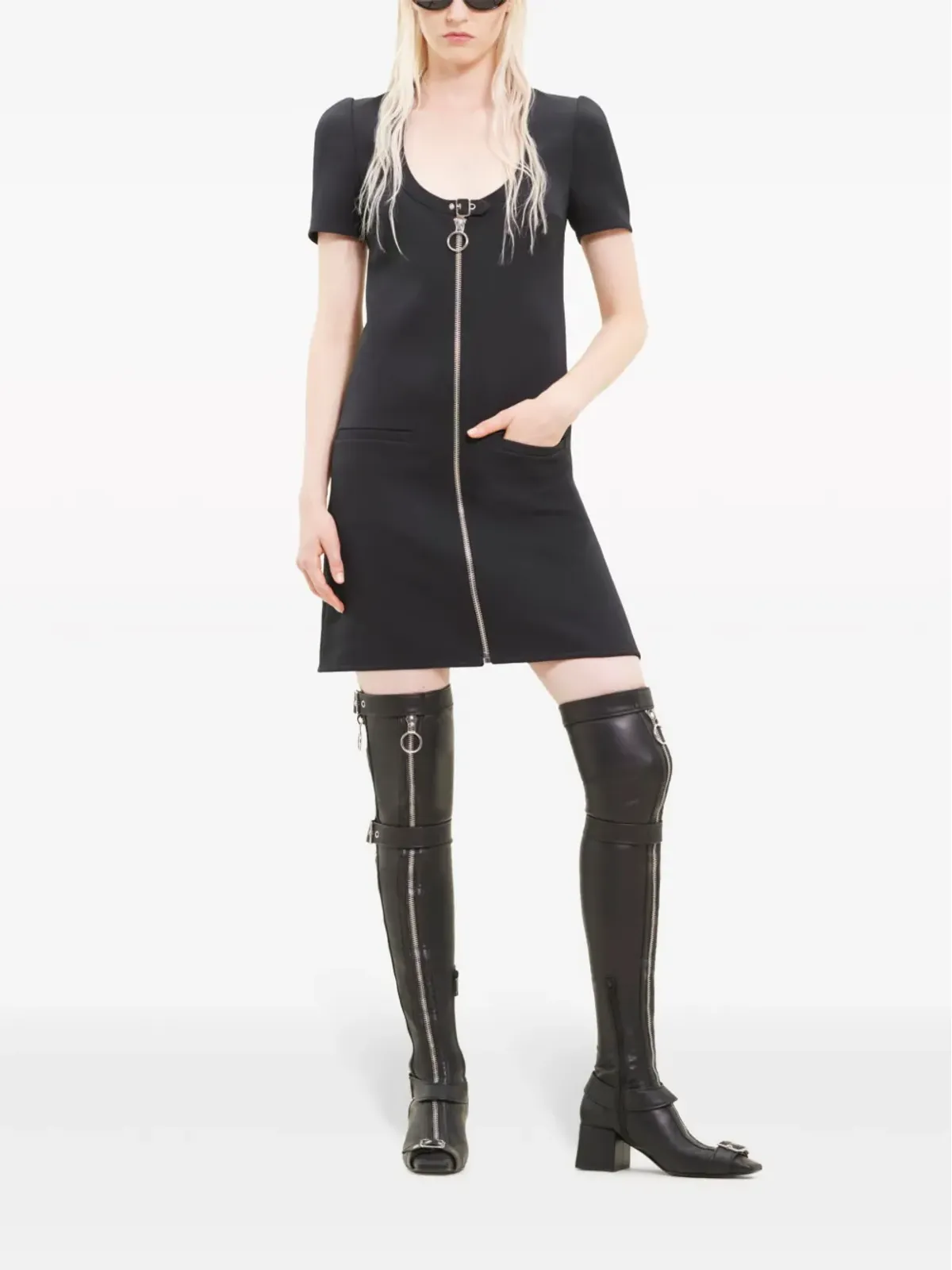 Courrèges ホリスティック バックルディテール ツイル ドレス - 画像2