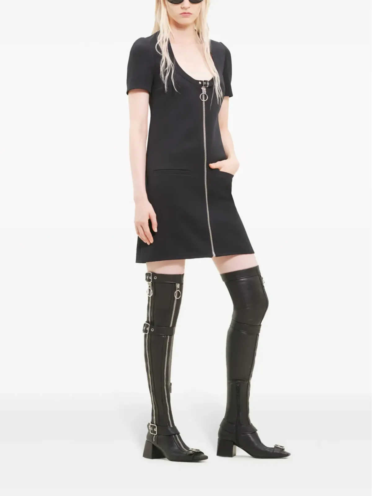 Courrèges ホリスティック バックルディテール ツイル ドレス - 画像3