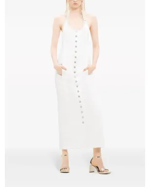Courrèges ホルターネックデニムドレス - サムネイル2