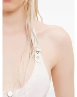 Courrèges ホルターネックデニムドレス - サムネイル4