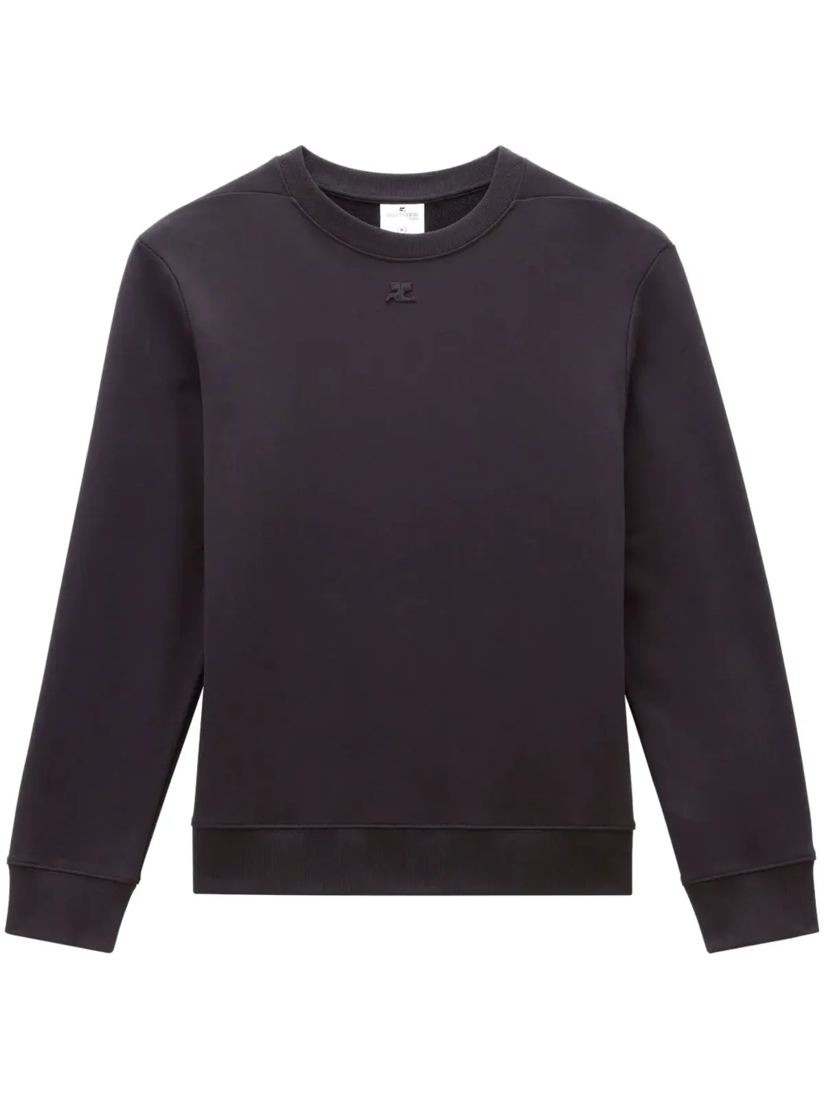 Courrèges ロゴ刺繍入りフリーススウェットシャツ - 画像1