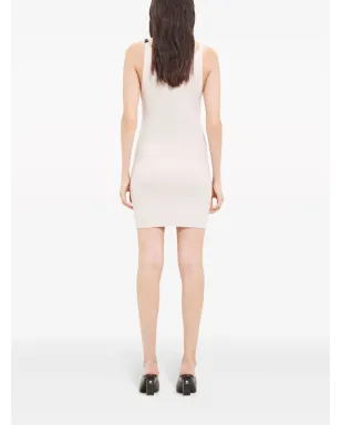 Courrèges バックルストラップリブニットドレス - サムネイル4
