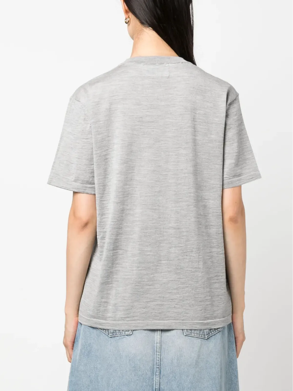 ARMARIUM メランジウール混紡 Tシャツ - グレー - 画像4
