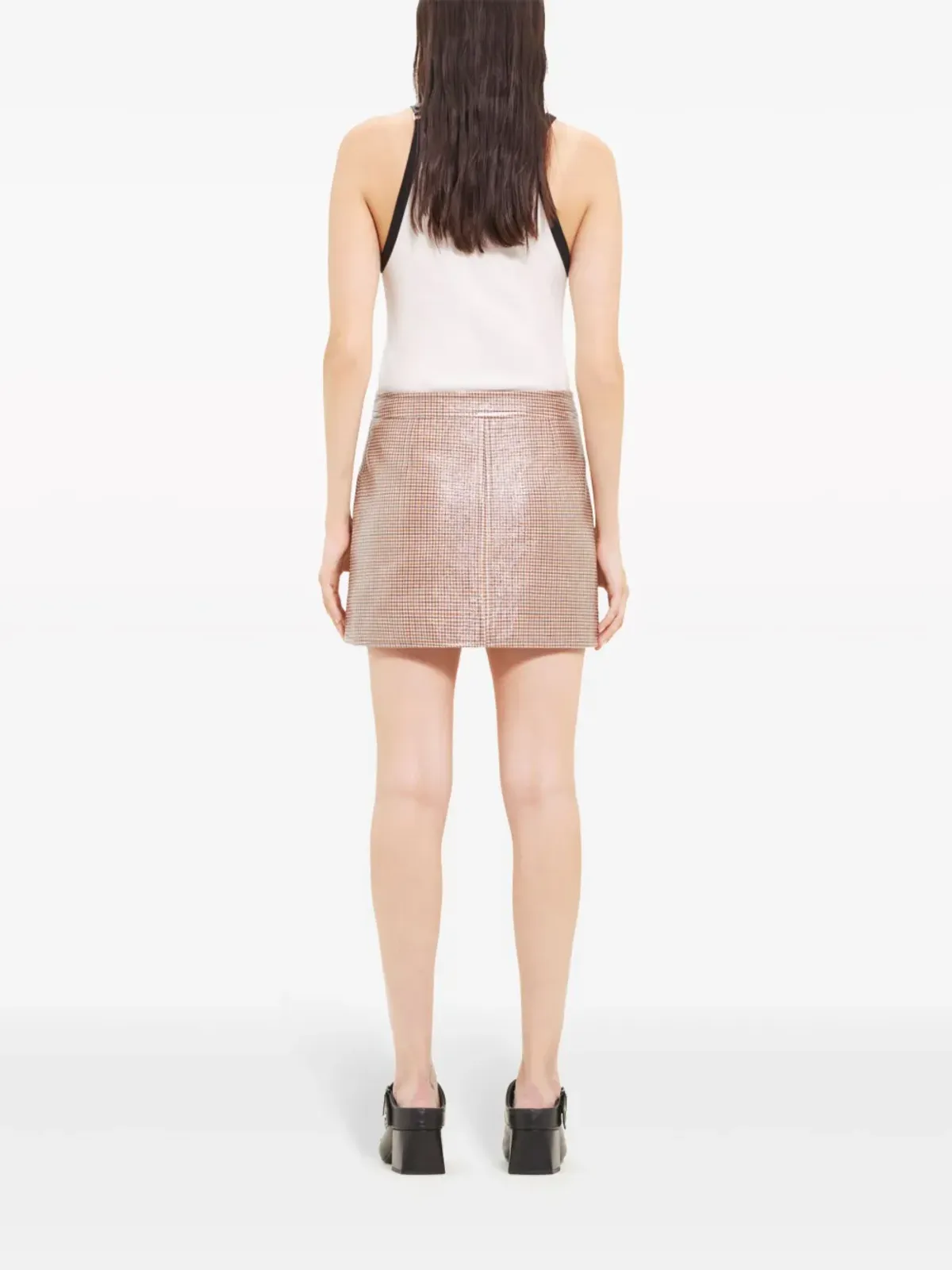 Courrèges バックルコットンタンクトップ - 画像4