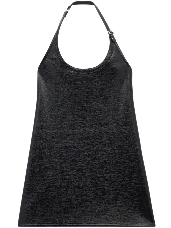 Courrèges Courrèges バックルディテール ホルターネック ミニドレスの商品画像