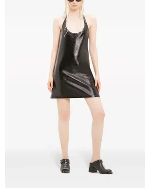 Courrèges バックルディテール ホルターネック ミニドレス - サムネイル2