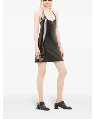 Courrèges バックルディテール ホルターネック ミニドレス - サムネイル3