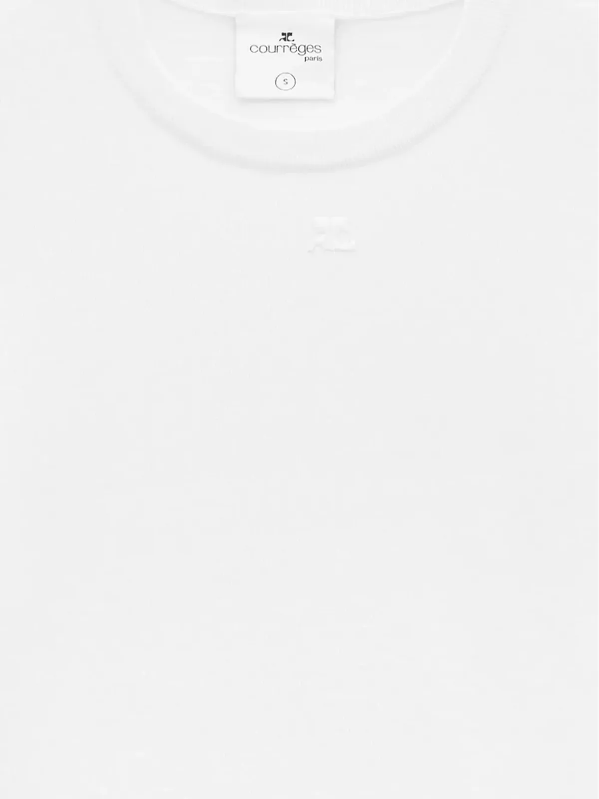 Courrèges ロゴ刺繍入りリブ編みセーター - 画像2