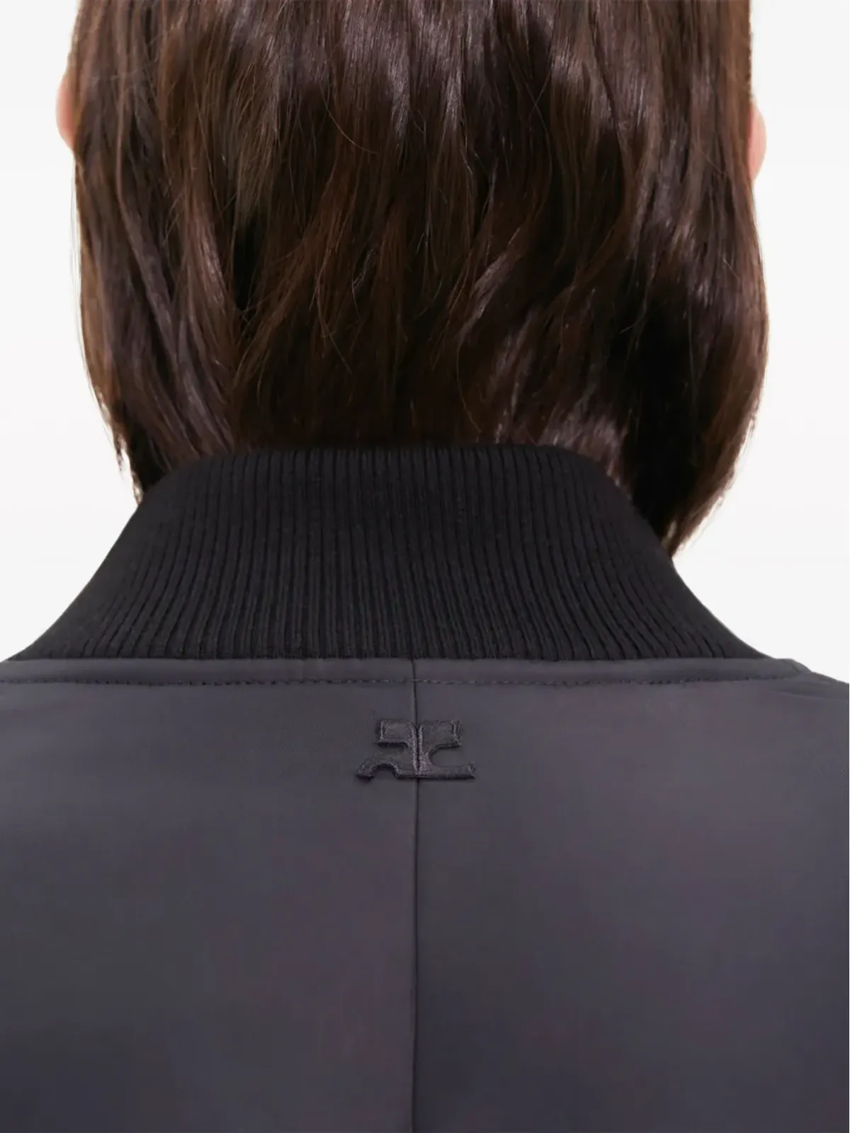 Courrèges ロゴ刺繍ボンバージャケット - 画像5