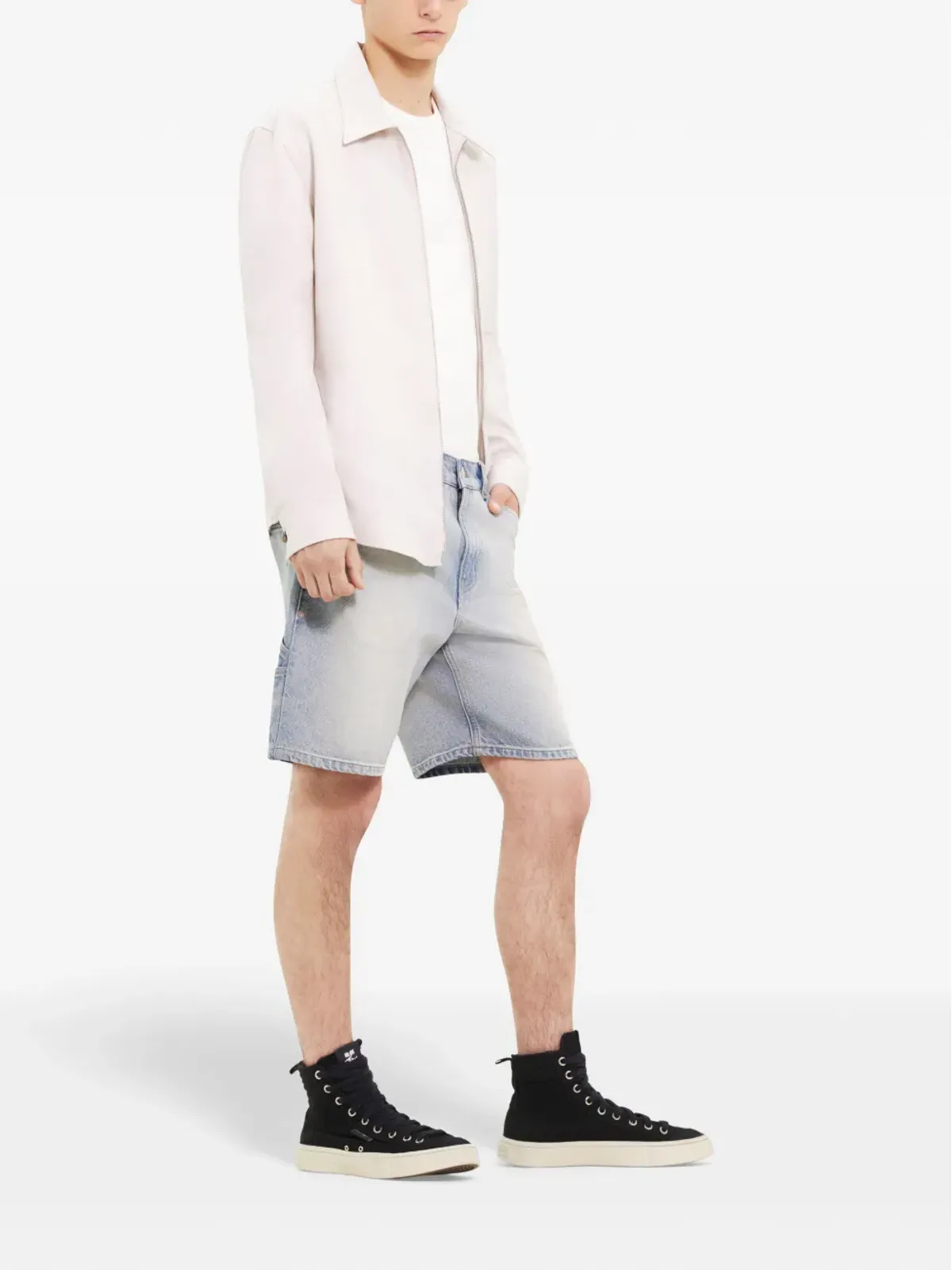Courrèges ジップ付きツイルシャツ - 画像3