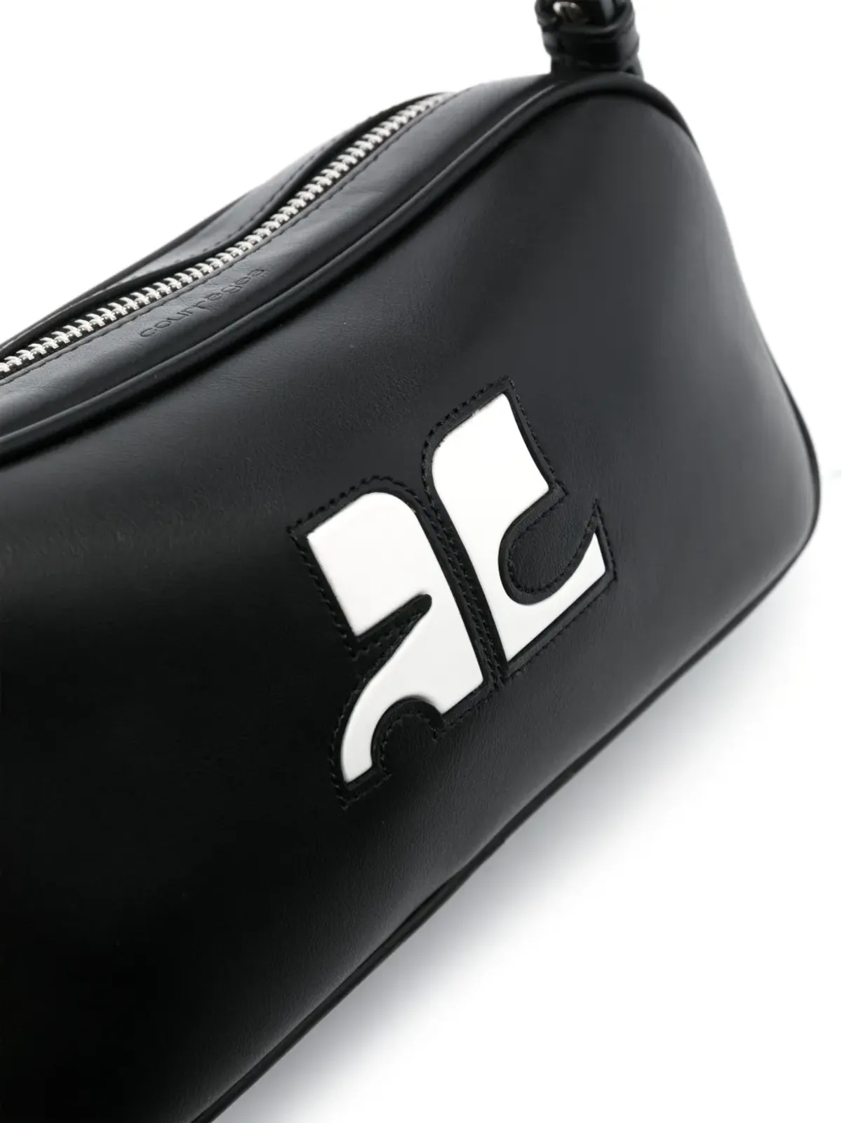 Courrèges リエディション レザー カメラバッグ - ブラック - 画像4