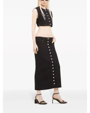 Courrèges デニムミディスカート - サムネイル3