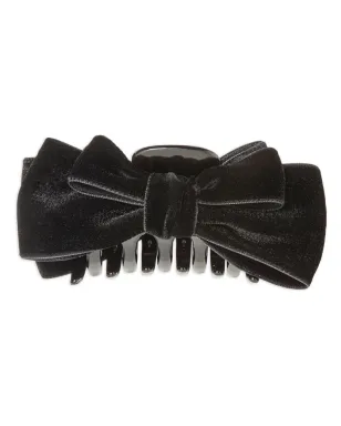 Jennifer Behr Matilda ボウ付きクロークリップ ブラック - サムネイル1