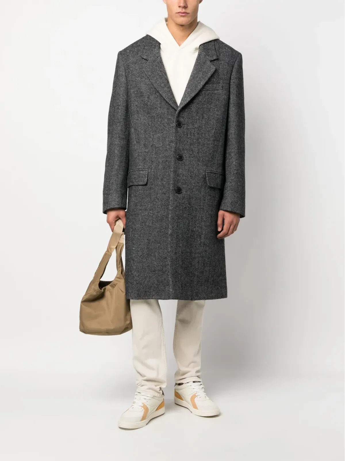 MARANT Johel リサイクルウール混紡コート - 画像2