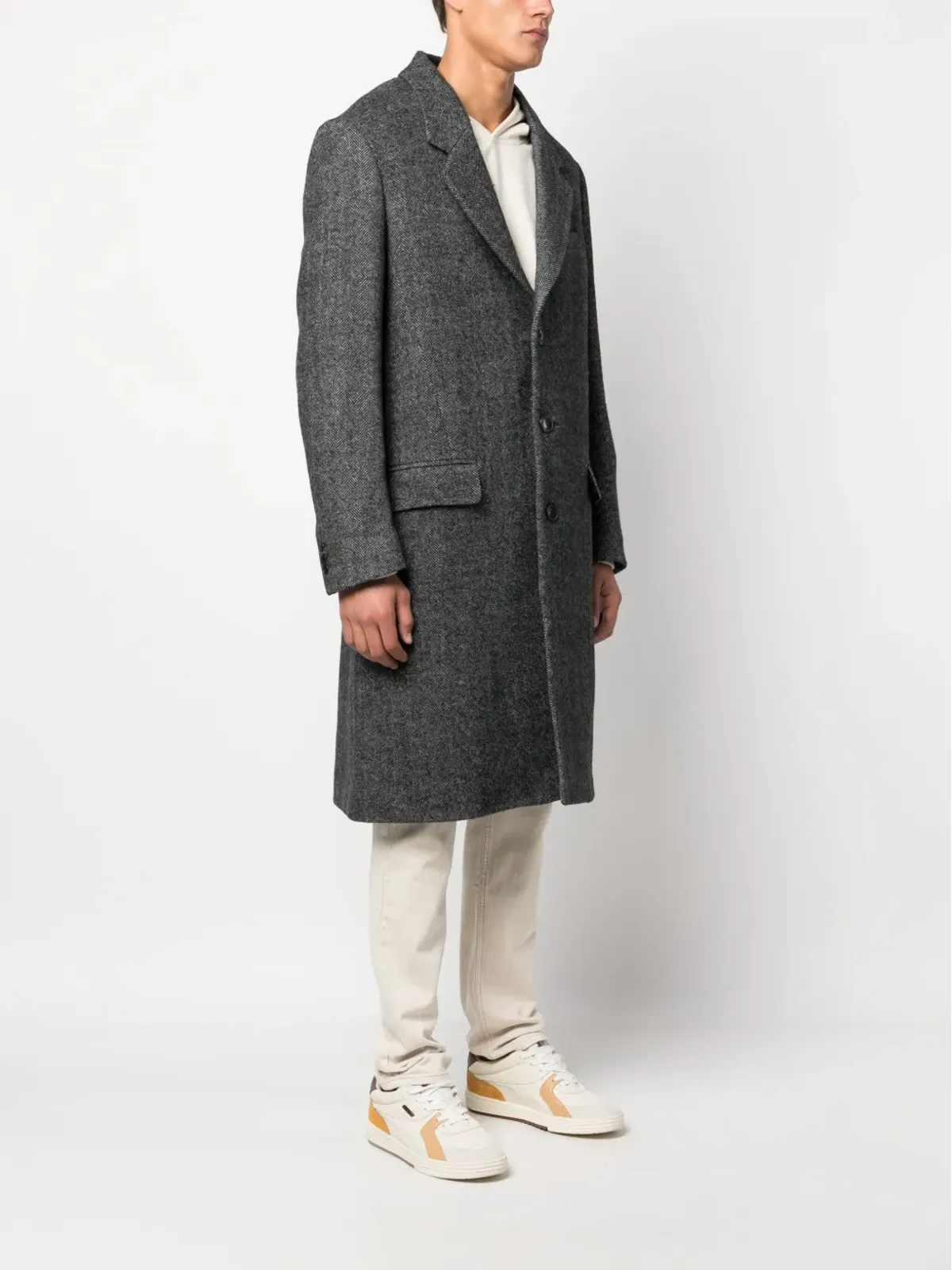 MARANT Johel リサイクルウール混紡コート - 画像3