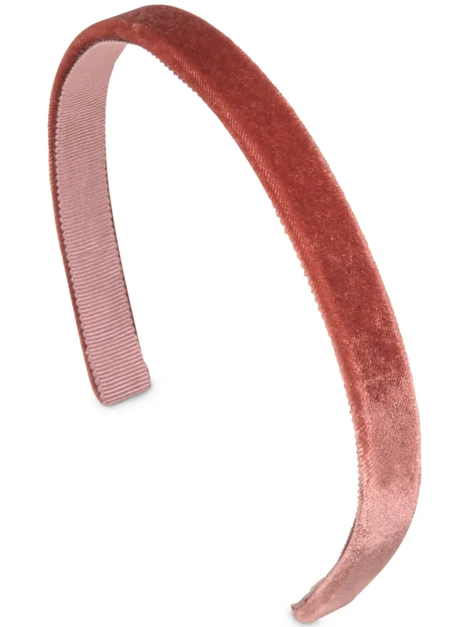 Jennifer Behr Jennifer Behr Lacey velvet headband - Pinkの商品画像