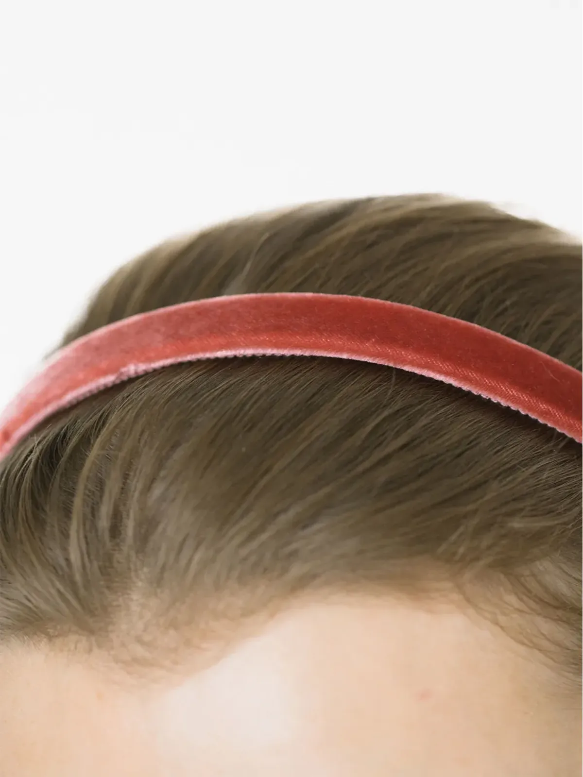 Jennifer Behr Lacey velvet headband - Pink - 画像2