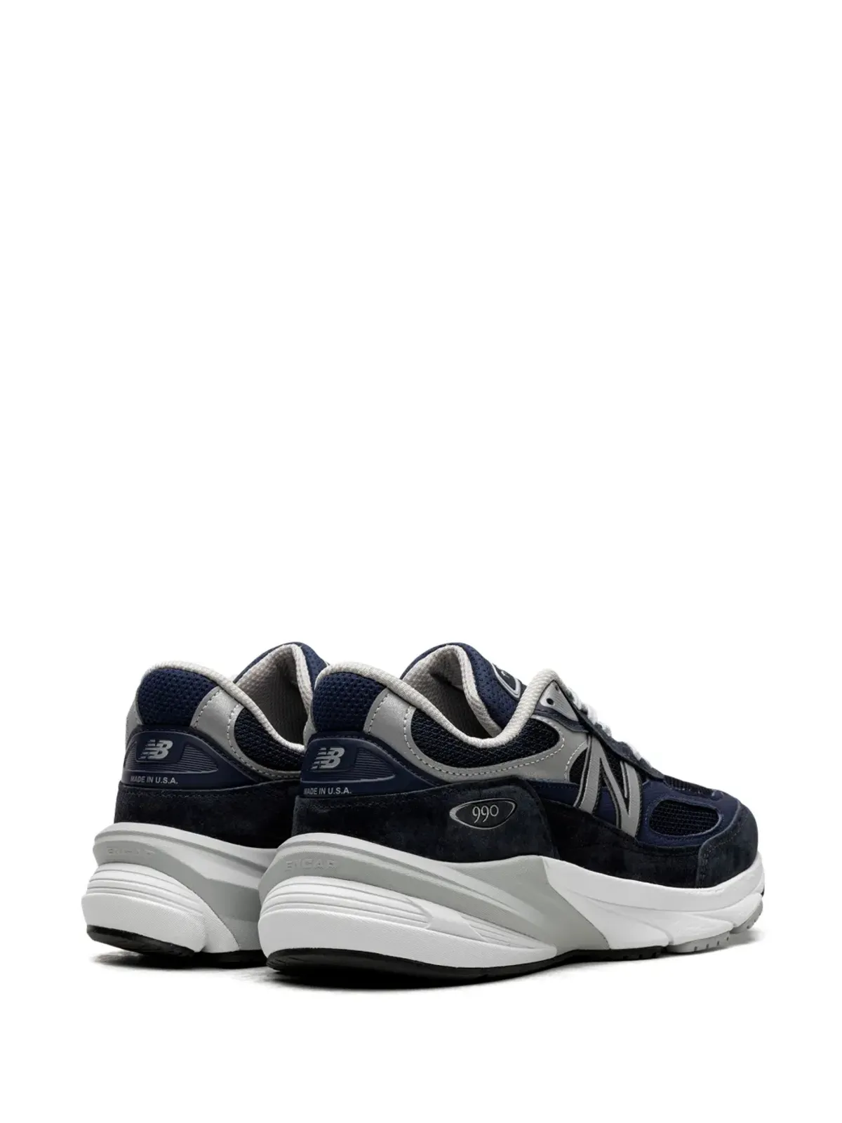 New Balance 990v6 レザー スニーカー（ネイビー） - 画像3