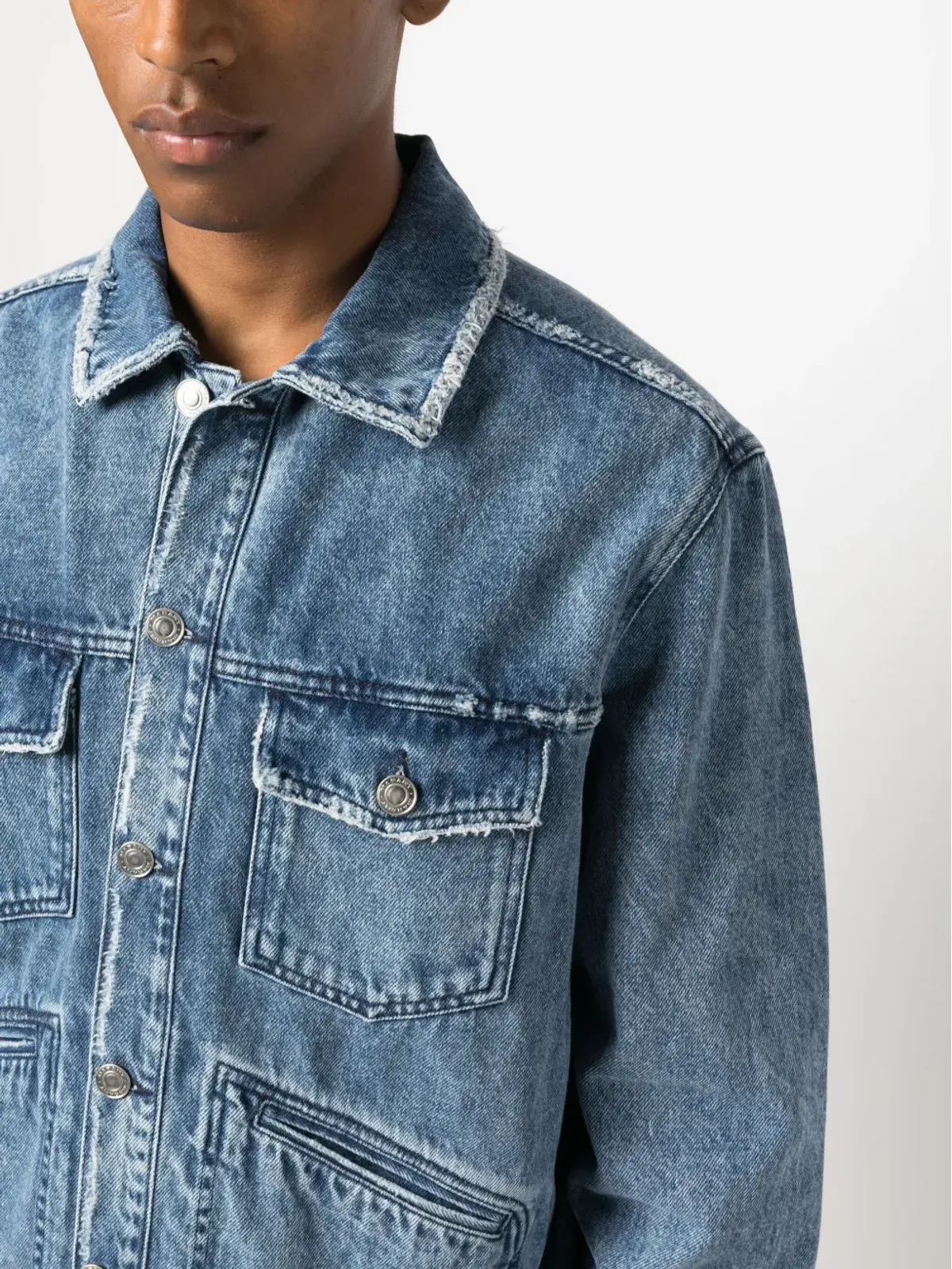 MARANT ジャンゴ ロゴ刺繍デニムジャケット - 画像5