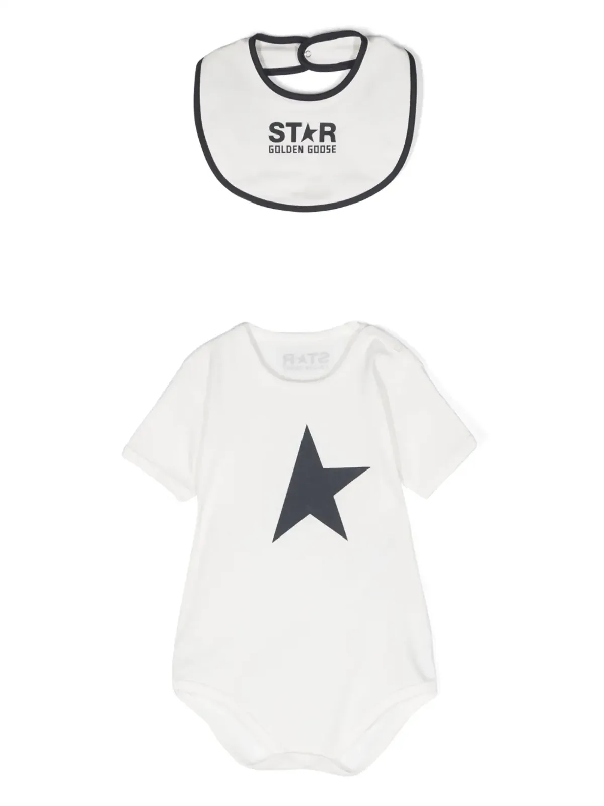 Golden Goose Kids 星柄プリント ボディスーツ - 画像1