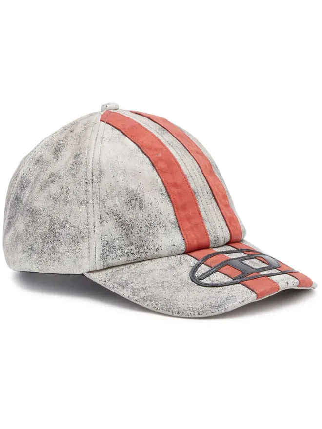 Diesel Diesel C-Olav ロゴパッチ レザーキャップ - グレーの商品画像