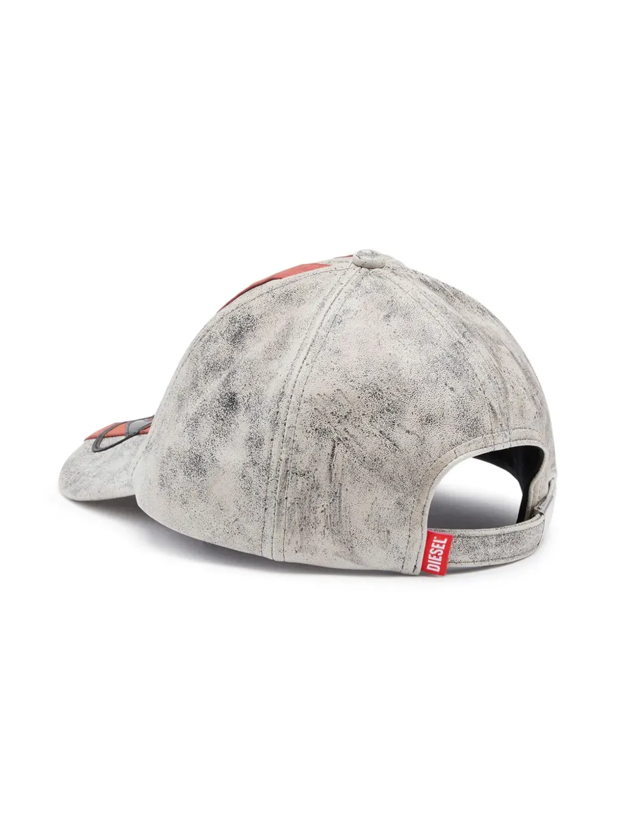 Diesel C-Olav ロゴパッチ レザーキャップ - グレー - 画像2