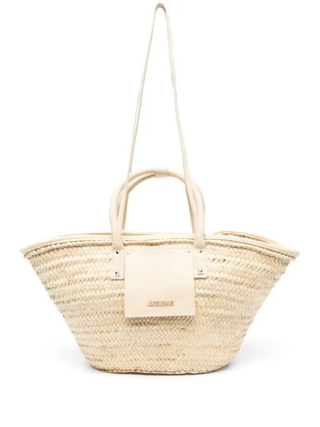 JACQUEMUS Jacquemus ル・パニエ・ソリ ラフィア トートバッグの商品画像