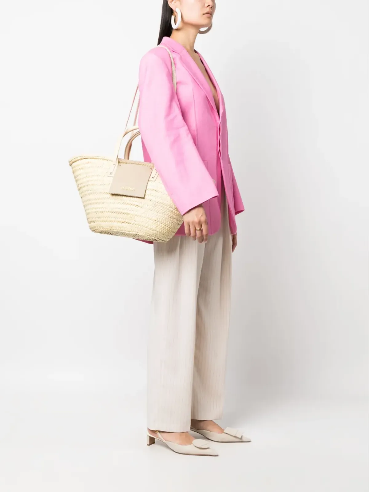 Jacquemus ル・パニエ・ソリ ラフィア トートバッグ - 画像2
