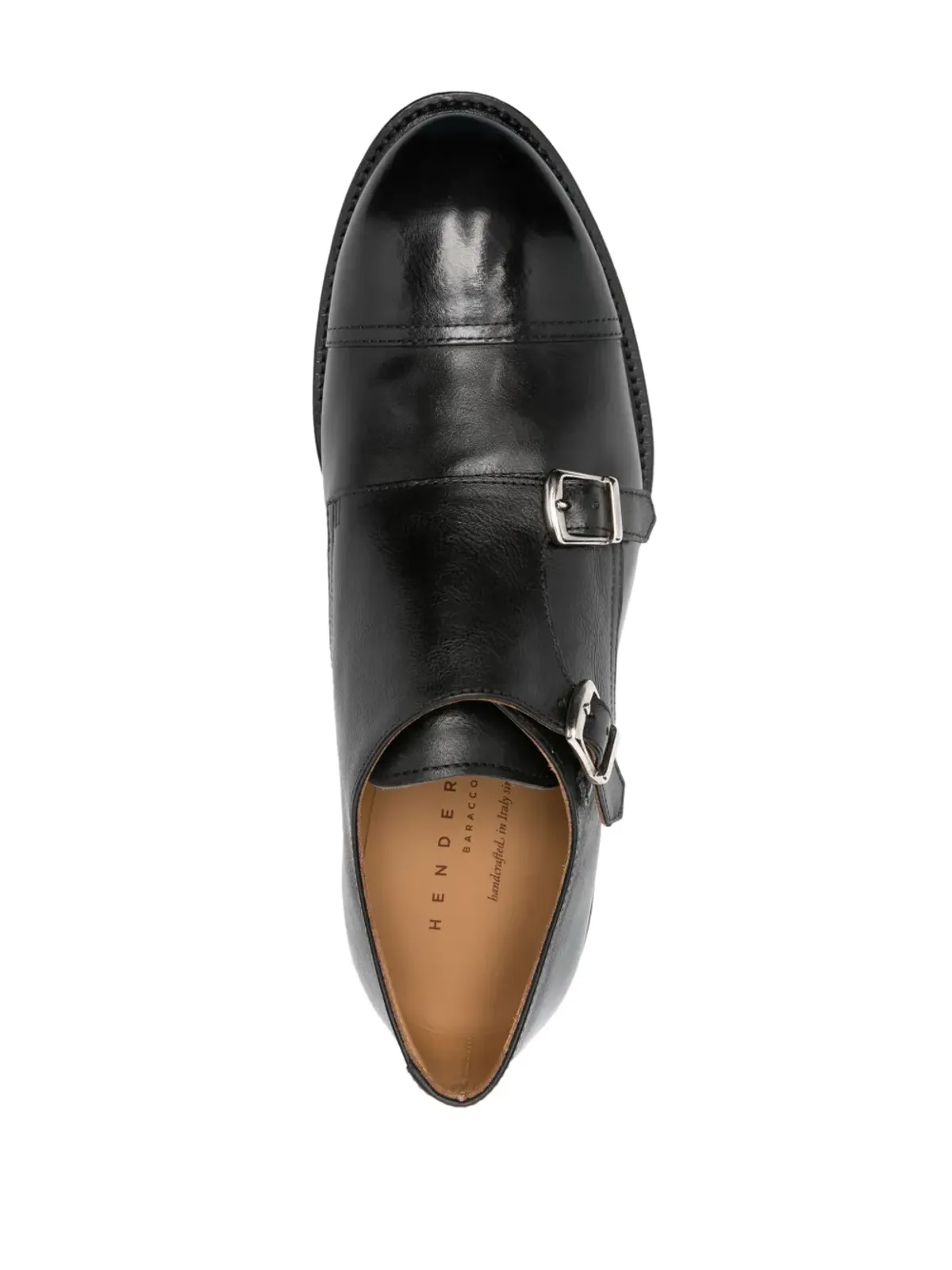 Henderson Baracco モンクストラップ レザー ローファー - 画像4