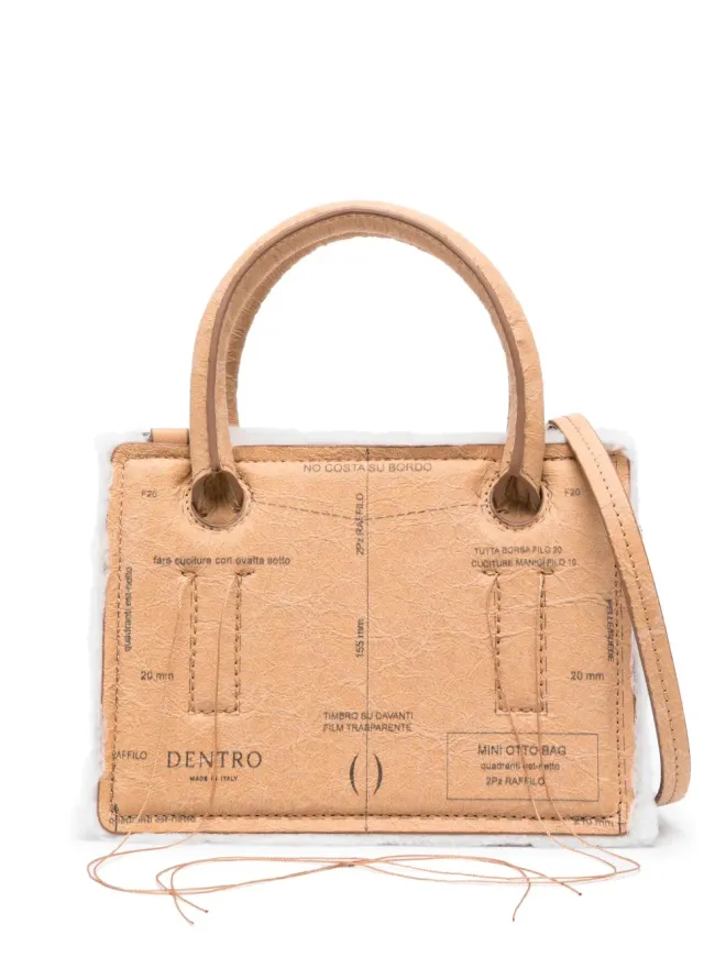 DENTRO DENTRO オットー ペーパーレザートートバッグの商品画像