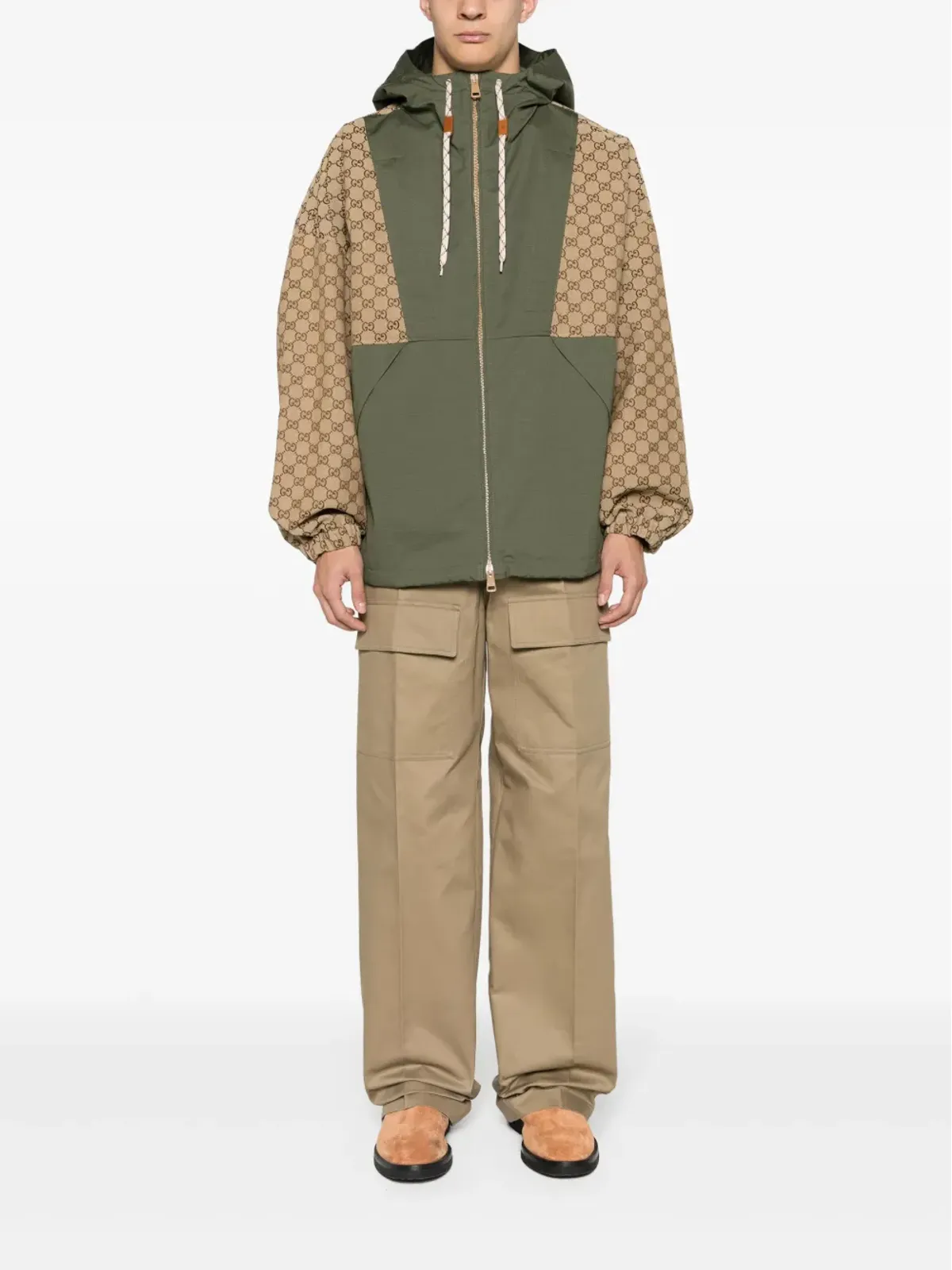 Gucci GGキャンバス フード付きジャケット - 画像2