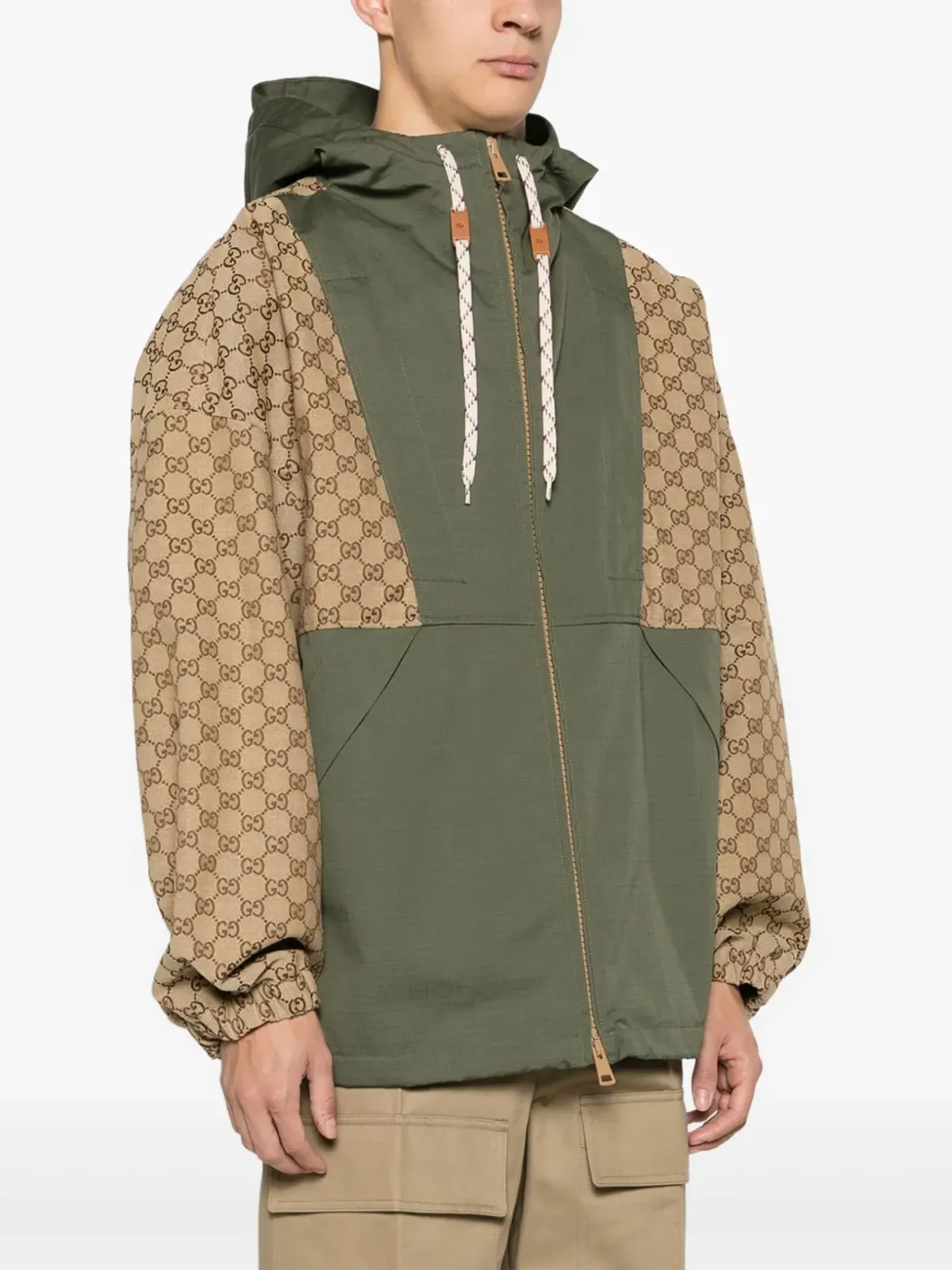 Gucci GGキャンバス フード付きジャケット - 画像3