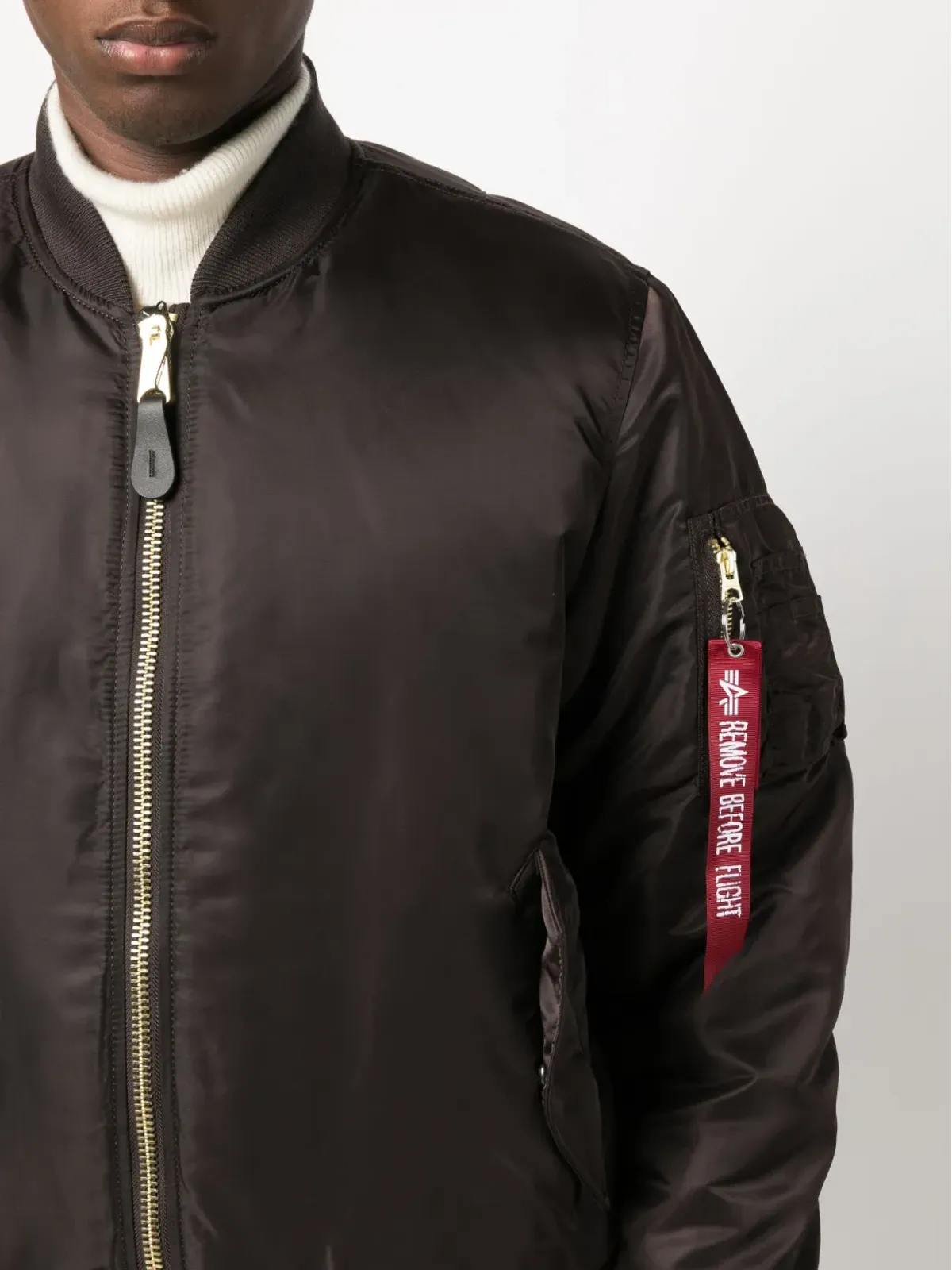 Alpha Industries リバーシブルジップアップボンバージャケット - 画像5