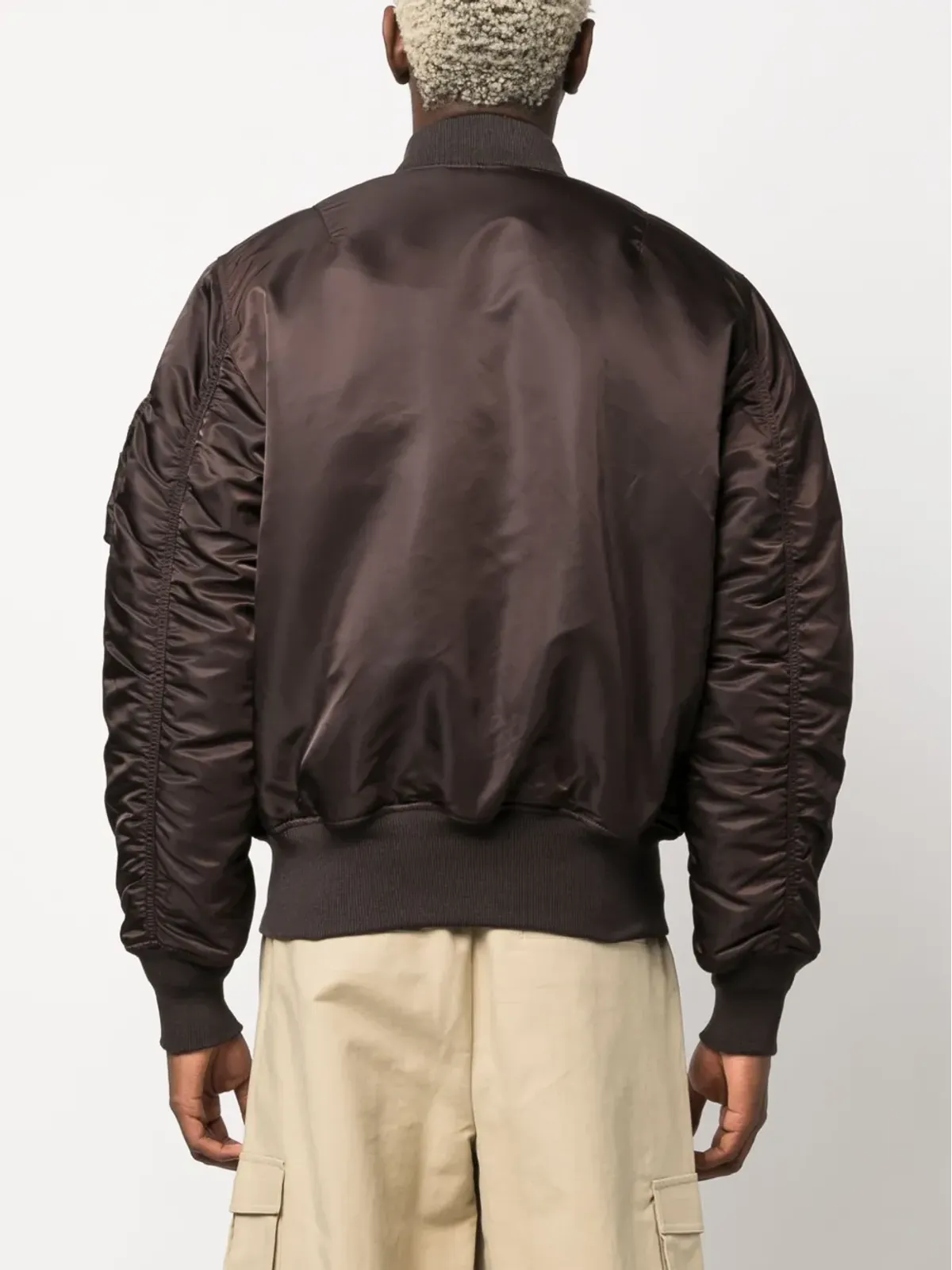 Alpha Industries リバーシブルジップアップボンバージャケット - 画像4