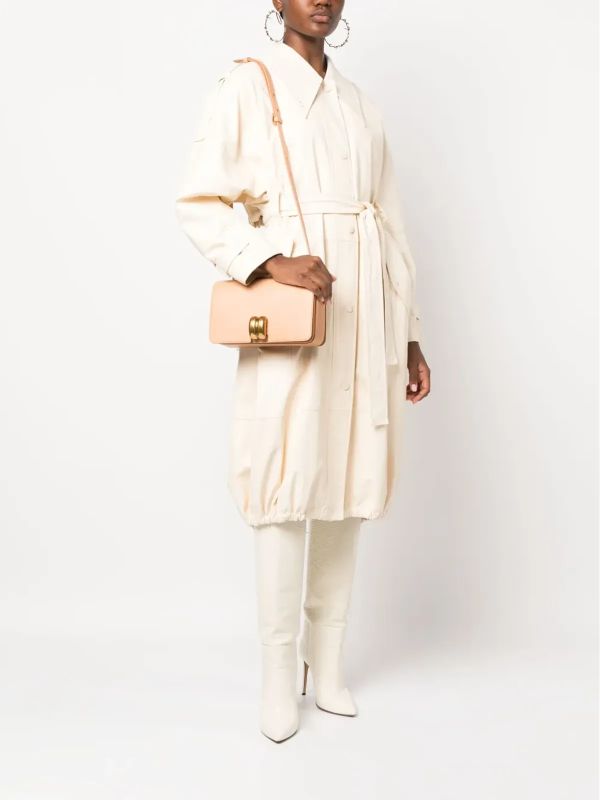 By Malene Birger ノヴァル レザー ショルダーバッグ - 画像2