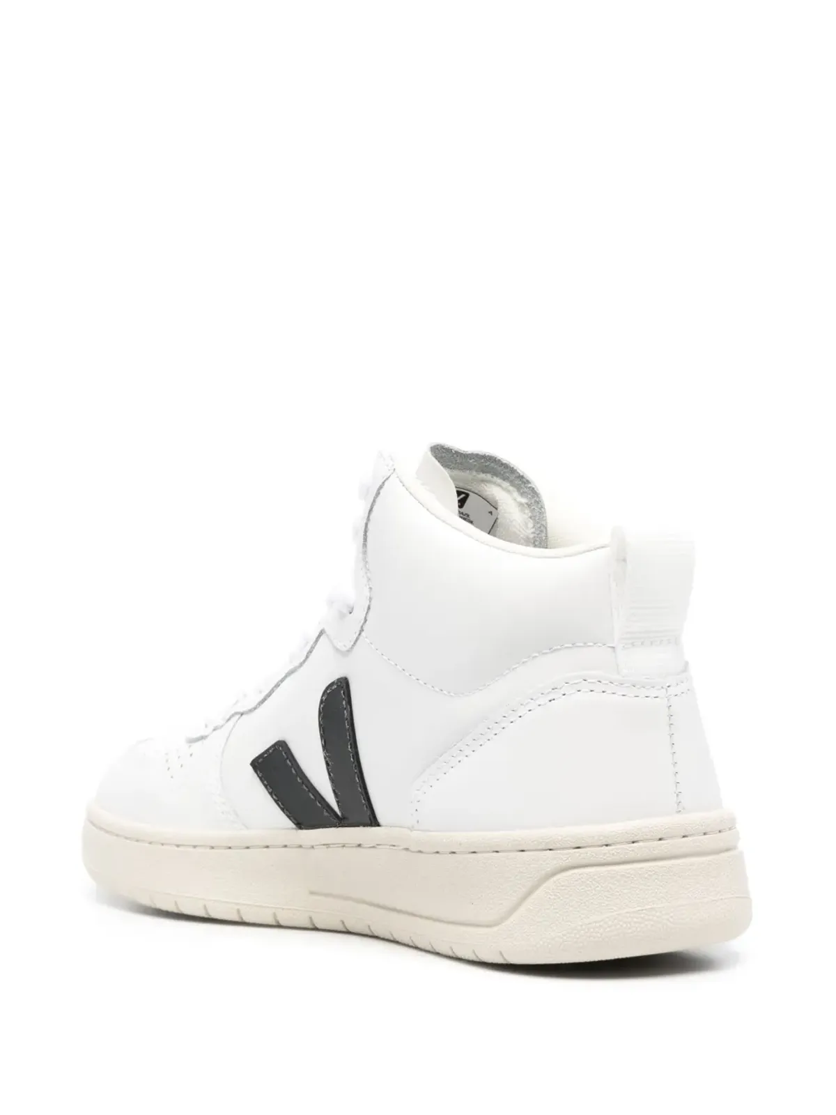 VEJA V-10 ハイトップ レザー スニーカー - 画像3