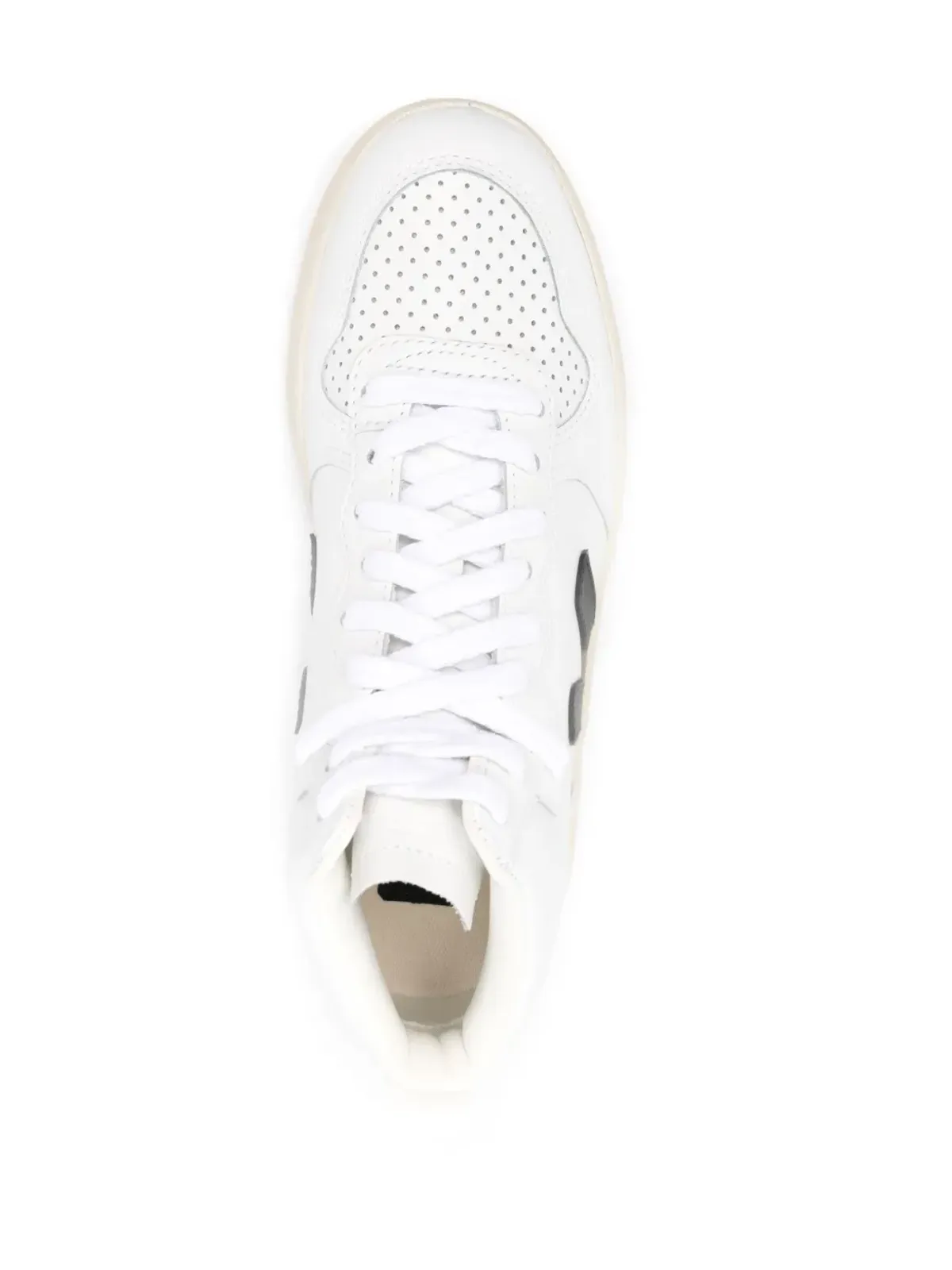 VEJA V-10 ハイトップ レザー スニーカー - 画像4