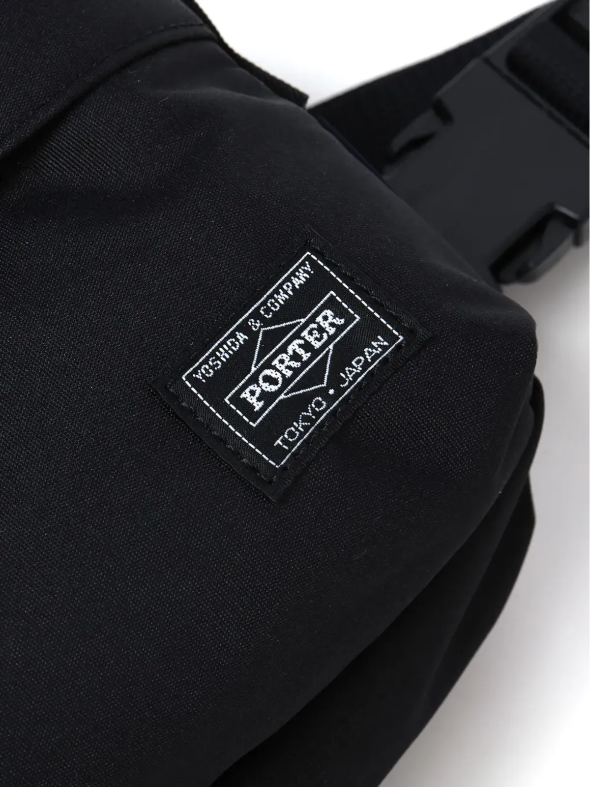 Comme des Garçons Homme x Porter ロゴパッチ チェストバッグ - ブラック - 画像4